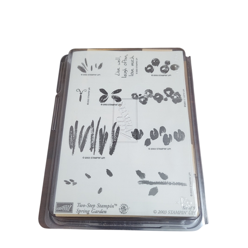 Stampin' Up! Spring Garden Set Of 9 Stamps New In Box